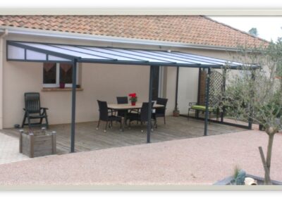 Pergola plexiglass Aluminium - Varades - 44370