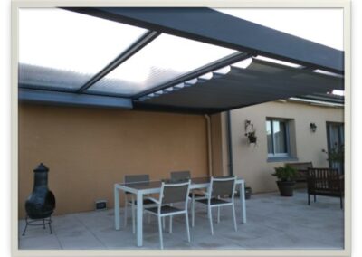 Pergola plexiglass Aluminium - Varades - 44370