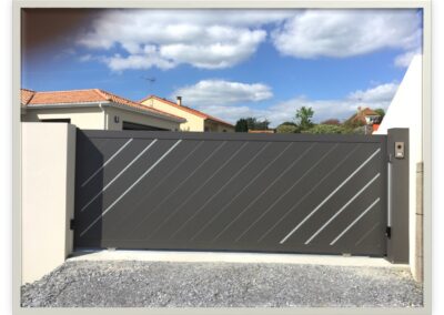 Portail coulissant Aluminium- Varades -44370