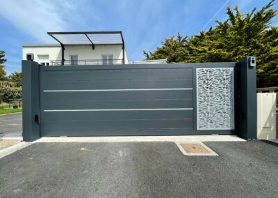 Portail coulissant Aluminium - Varades - 44370